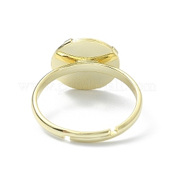 Brass Adjustable Ring Findings&nbsp;LS-KK-P232-04G