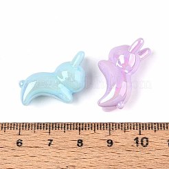 UV Plating Opaque Acrylic Beads&nbsp;OACR-N150-17-01