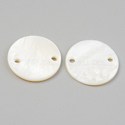 Natural Freshwater Shell Links/Connectors&nbsp;SHEL-T017-28