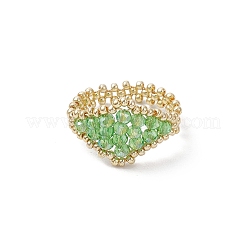 Glass Finger Rings&nbsp;RJEW-MZ00030