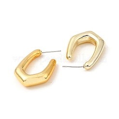 Polygon Acrylic Stud Earrings&nbsp;EJEW-P251-11