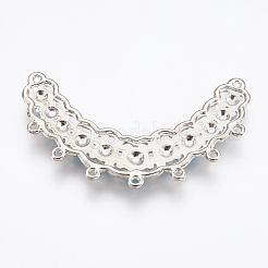 Platinum Plated Alloy Enamel Chandelier Components Links&nbsp;ENAM-J361-04P