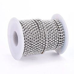 304 Stainless Steel Rhinestone Strass Chains&nbsp;STAS-T055-12P-B