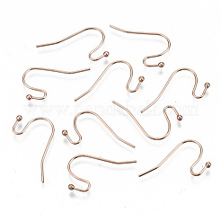 304 Stainless Steel Earring Hooks&nbsp;X-STAS-S111-005RG-NR