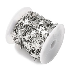 304 Stainless Steel Star Link Chains&nbsp;CHS-Z004-21P