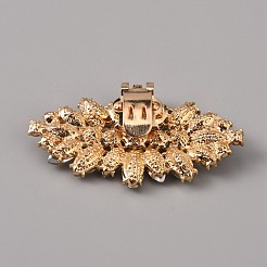 Alloy Crystal Rhinestone Shoe Decoration&nbsp;AJEW-WH0248-224A-G
