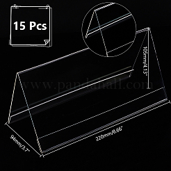 Acrylic Table Number Sign Tent Holder&nbsp;AJEW-WH0473-49B
