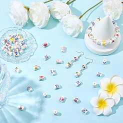 50Pcs Handmade Porcelain Beads&nbsp;PORC-PA0001-56B