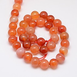 Natural Carnelian Beads Strands&nbsp;X-G-N0006-10mm-17