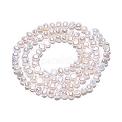 Natural Cultured Freshwater Pearl Beads Strands&nbsp;PEAR-N014-03D