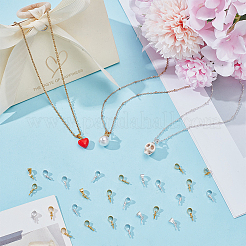 120Pcs 2 Colors Brass Peg Bails Pendants&nbsp;KK-WR0001-58