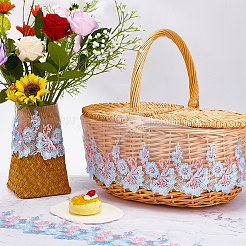Flower Pattern Polyester Embroidered Ornament Accessories&nbsp;DIY-WH0308-279