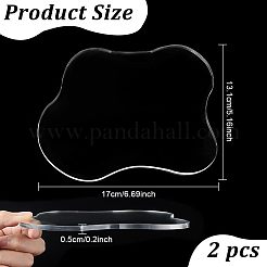 Acrylic Cup Mats&nbsp;AJEW-WH0261-94