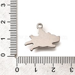 304 Stainless Steel Pendants&nbsp;STAS-P381-06P