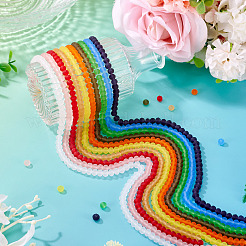 10 Strands 10 Colors Transparent Glass Beads Strands&nbsp;EGLA-TA0013-36