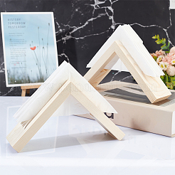 Triangle Wooden Napkin Holder&nbsp;DJEW-WH0038-96