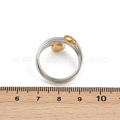 304 Stainless Steel Finger Rings&nbsp;RJEW-D331-01B-PG
