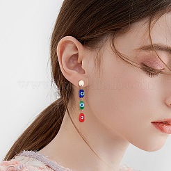 40Pcs 8 Colors Normal Lampwork Beads&nbsp;LAMP-SZ0001-24