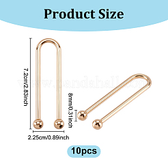 10Pcs Alloy Bikini Clips&nbsp;FIND-NB0006-83G