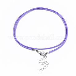 Waxed Cotton Cord Necklace Making&nbsp;MAK-S032-1.5mm-B10