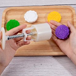Plastic Moon Cake Moulds&nbsp;DIY-PH0025-26