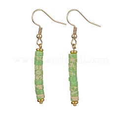 Natural & Synthetic Mixed Gemstone Beaded Dangle Earrings&nbsp;EJEW-JE05481