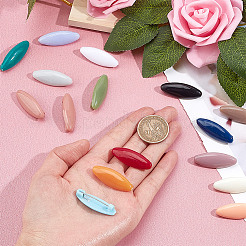 32Pcs 16 Colors Horse Eye Plastic Brooches&nbsp;JEWB-GO0001-06