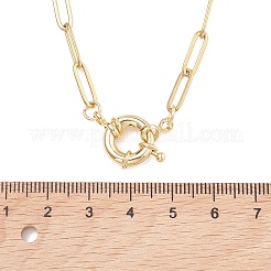 304 Stainless Steel Paperclip Chain Necklaces for Women&nbsp;NJEW-JN06034-01