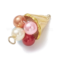 Acrylic & Pearlized Glass Pendants&nbsp;PALLOY-TA00363