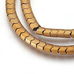 Electroplate Non-magnetic Synthetic Hematite Bead Strands&nbsp;G-I208-17F