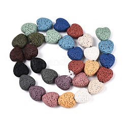 Natural Lava Rock Beads Strands&nbsp;G-N257-19A-01