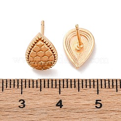 Brass Stud Earrings&nbsp;EJEW-D288-05G