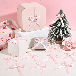 50Pcs Crown with Bowknot Alloy Polyester Single Face Satin Ribbon Garment Accessories&nbsp;JEWB-PH01300