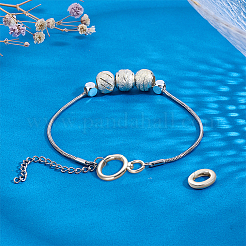 2Pcs 2 Styles 925 Sterling Silver Spring Gate Clasps with Swivel Clasps&nbsp;STER-PH0003-59