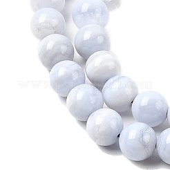 Natural Blue Lace Agate Beads Strands&nbsp;G-G344-A06-6mm