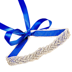 Alloy Rhinstone Chain Belt&nbsp;AJEW-WH20072-39B