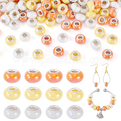 150Pcs Opaque Resin European Beads&nbsp;RESI-TA0004-61A