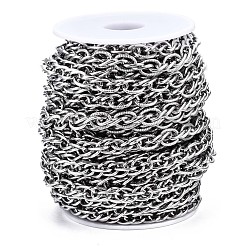 Tarnish Resistant 304 Stainless Steel Rope Chains&nbsp;CHS-T003-30B-P