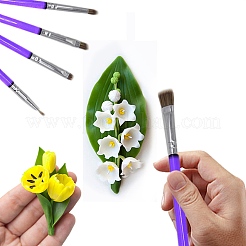 5Pcs Nylon Cake Brush Set&nbsp;AJEW-WH20064-84