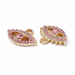 Alloy Rhinestone Pendants&nbsp;PALLOY-P287-06G-03