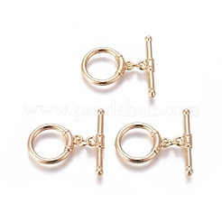 Brass Toggle Clasps&nbsp;KK-G381-06G
