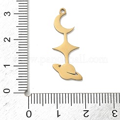 201 Stainless Steel Pendants&nbsp;STAS-B136-09G