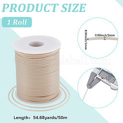 1 Roll Hollow Pipe PVC Tubular Synthetic Rubber Cord&nbsp;RCOR-CY0001-02C