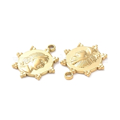 Ion Plating(IP) 304 Stainless Steel Pendants&nbsp;STAS-P324-30G