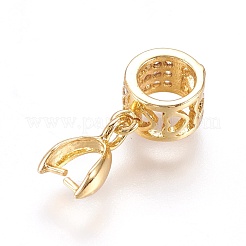 Brass Ice Pick Pinch Bails&nbsp;KK-L167-13G