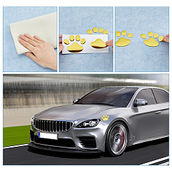 8 Sheets 4 Colors Cute PVC Self Adhesive Car Stickers&nbsp;STIC-FH0001-19