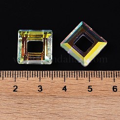 Transparent Electroplate Glass Pendant&nbsp;GLAA-Q101-01A-AB01