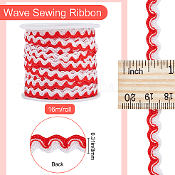 15.3~16M Polypropylene Fiber Wavy Fringe Trim Ribbon&nbsp;OCOR-GF0002-96A