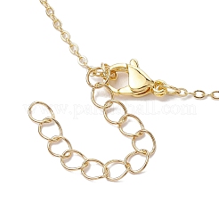 Alloy Enamel Heart Pendants Necklaces&nbsp;NJEW-JN04772-02