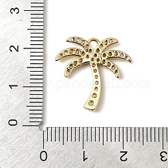 Brass Micro Pave Cubic Zirconia Pendants&nbsp;LS-KK-G534-01A-G